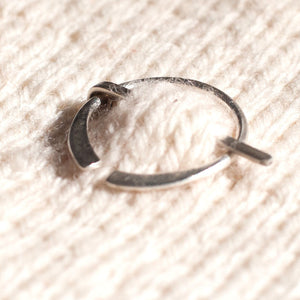 Little silver penannular pin