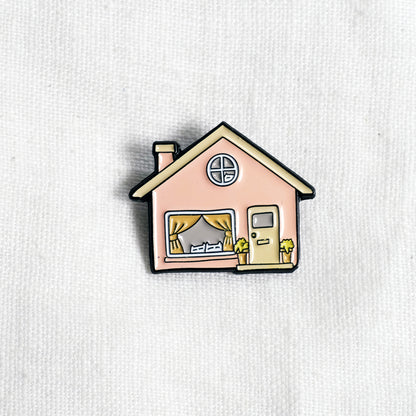 Cats and dogs stay home - enamel pins