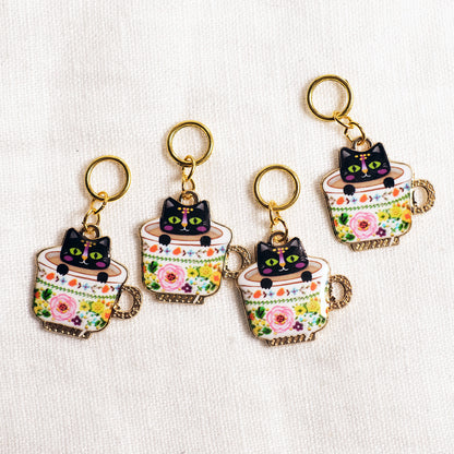 Teacat stitchmarkers