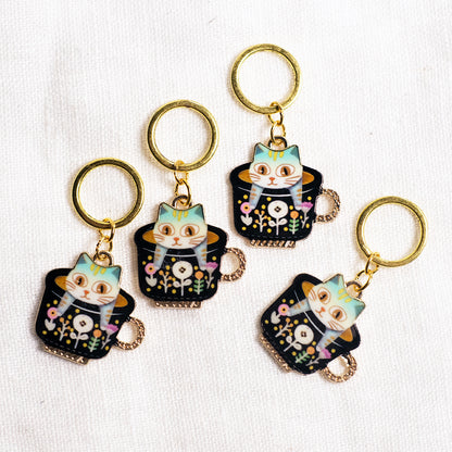 Teacat stitchmarkers