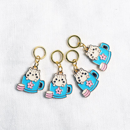 Teacat stitchmarkers