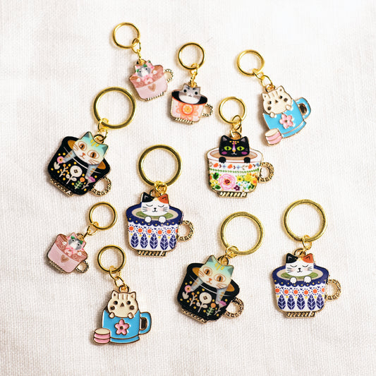 Teacat stitchmarkers