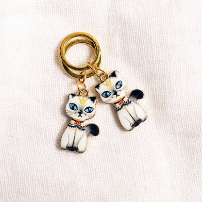 Cat Crowd stitchmarkers